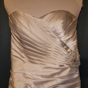 David's Bridal wedding gown